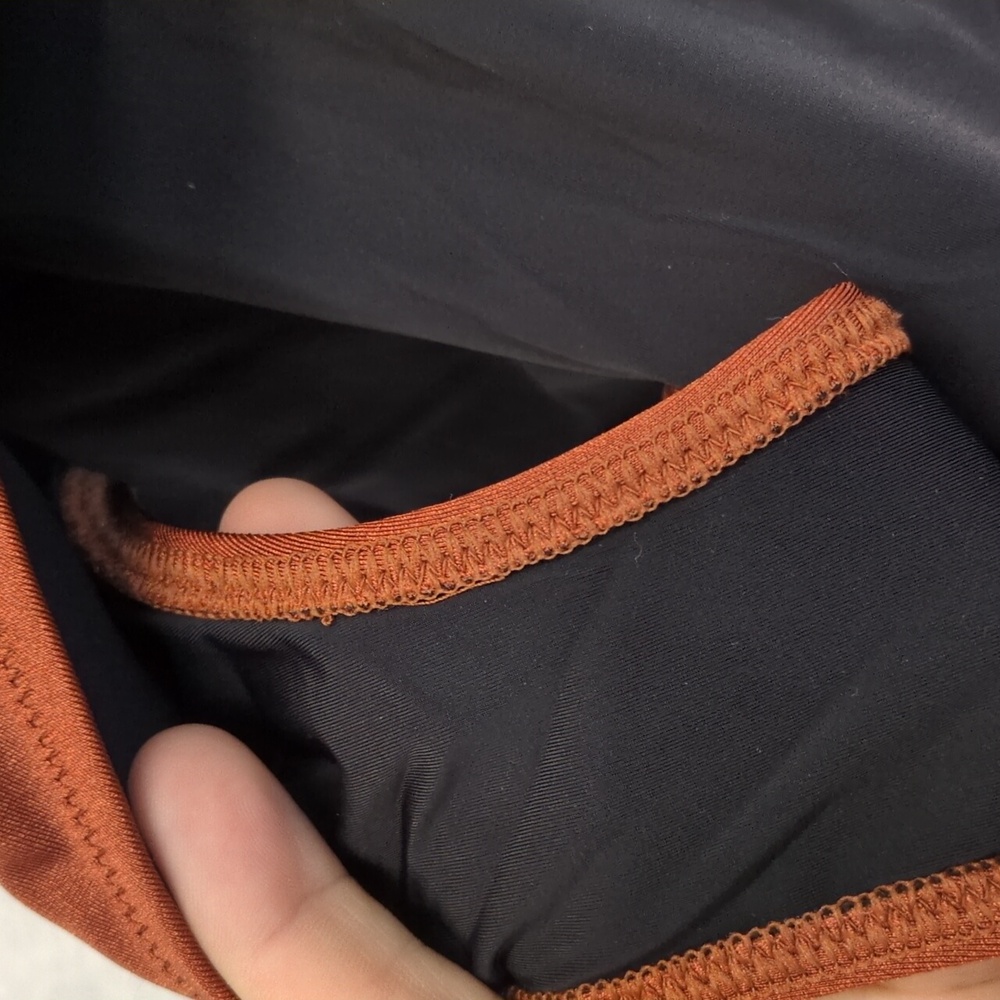 Solid & Striped Women's Rust Metallic Backless On… - image 3